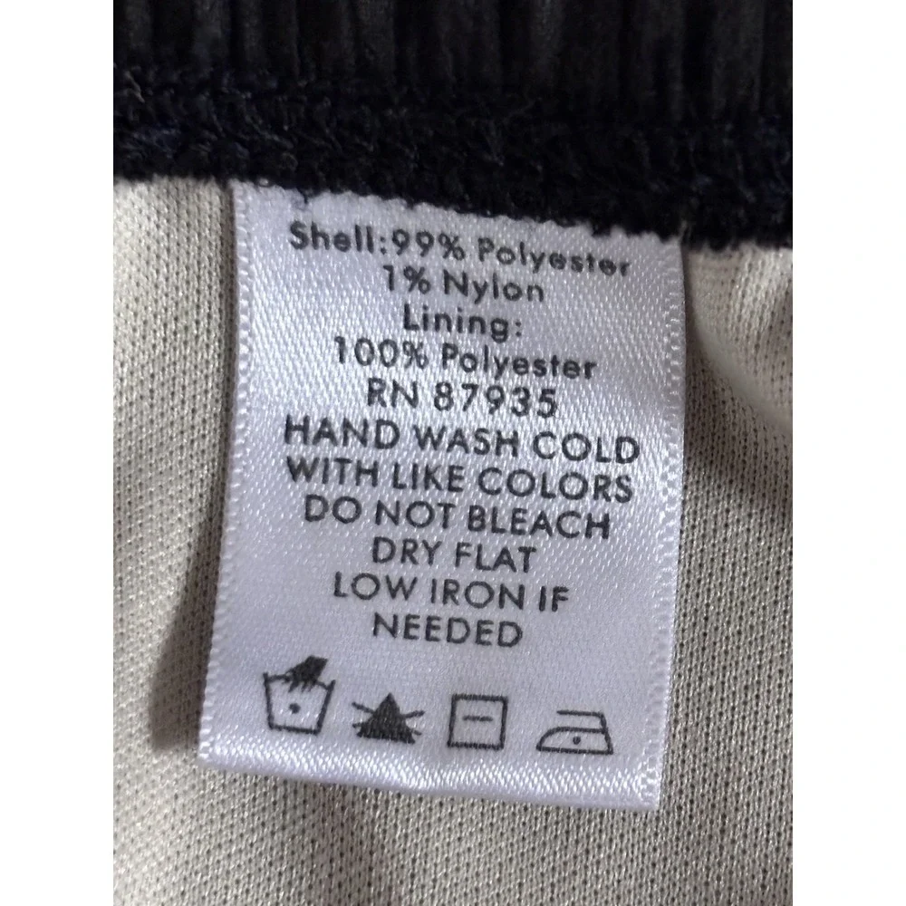 Simonton Says Black Sheer Polka Dot Tiered Skirt Women's Flowy Boho A-Line Large